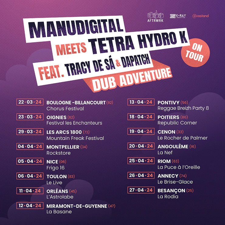 Manudigital meets Tetra Hydro K feat Tracy De Sá & Dapatch Mc