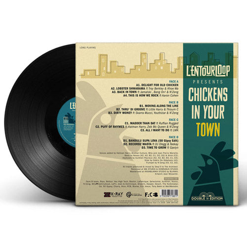 l'entourloop chickens in your town vinyle